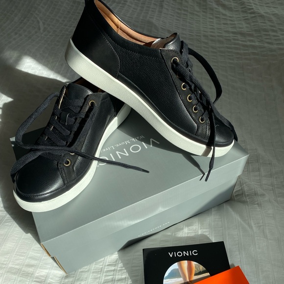 Vionic Winny Black Sneakers - Size 9 NIB Super comfortable - Picture 5 of 9